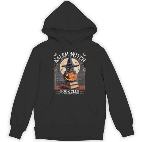 Salem Witch Book Club All Witches Welcome Halloween Reading Unisex Hoodie - Bookorys