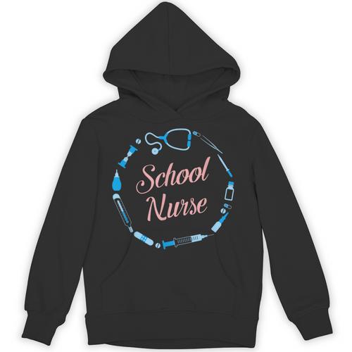 School Nurse Cute Adult Graduation Tshirt Nurses Fun Unisex Hoodie - Best Gift Smart