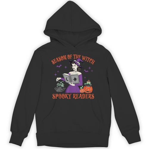 Season Of The Witch Spooky Readers Spell Book Hallowen Unisex Hoodie - Bookorys
