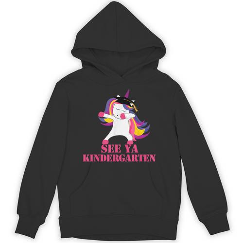 See Ya Kindergarten DABBING Unicorn Graduation Meme Unisex Hoodie - Best Gift Smart