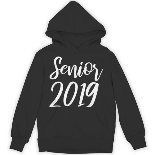 Senior 2019 Calligraphy Shirt Graduation For Adult Men Unisex Hoodie - Best Gift Smart