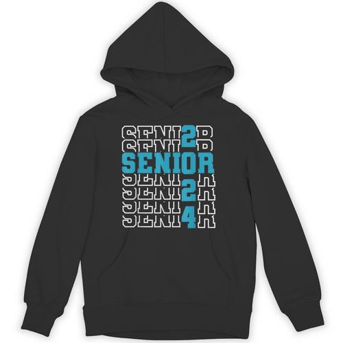 Senior 2024 Graduation Class Of 2024 Senior Boys Girls Unisex Hoodie - Best Gift Smart