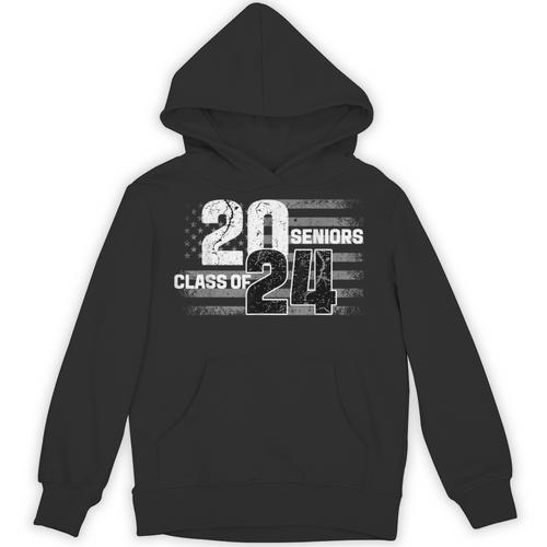 Senior 2024 Graduation Class Of 2024 Senior Women Boy Girl Unisex Hoodie - Best Gift Smart