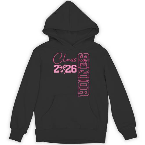 Senior 2026 Class Of 2026 Coquette Bow Graduation 2026 Unisex Hoodie - Best Gift Smart