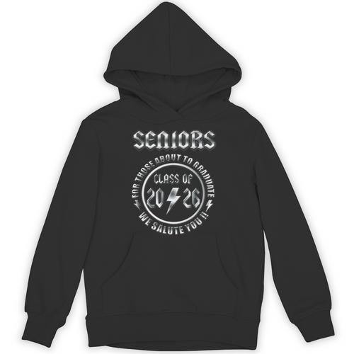 Senior 2026 Iconic Classic Rock Graduation Retro Unisex Hoodie - Best Gift Smart