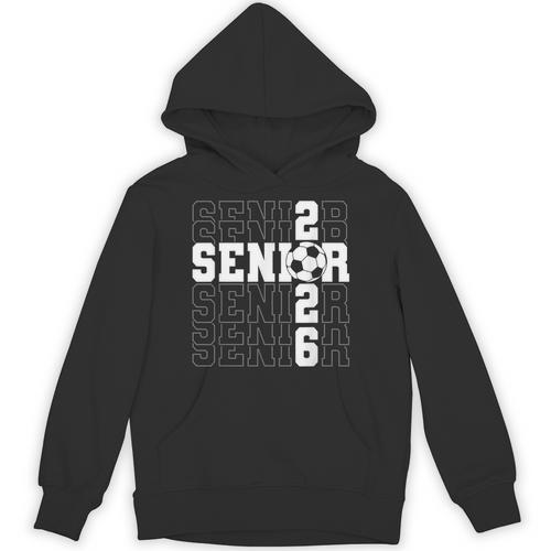 Senior 2026 Soccer Player Class Of 2026 Senior Graduation Unisex Hoodie - Best Gift Smart