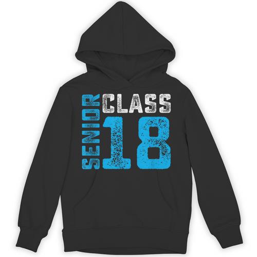 Senior Class 18 Shirt Graduation Apparel T-Shirt Unisex Hoodie - Best Gift Smart