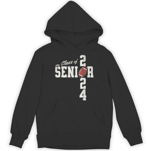 Senior Class Of 2024 Football Graduation Party Favors 2024 Unisex Hoodie - Best Gift Smart