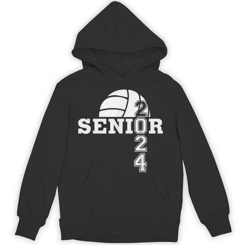 Senior Class Of 2024 Volleyball Seniors School Graduation Unisex Hoodie - Best Gift Smart