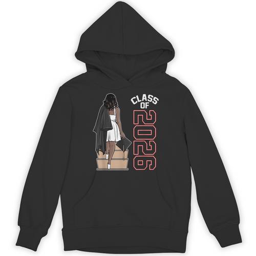 Senior Class Of 2026 Melanin Girl 2026 Graduation Unisex Hoodie - Best Gift Smart