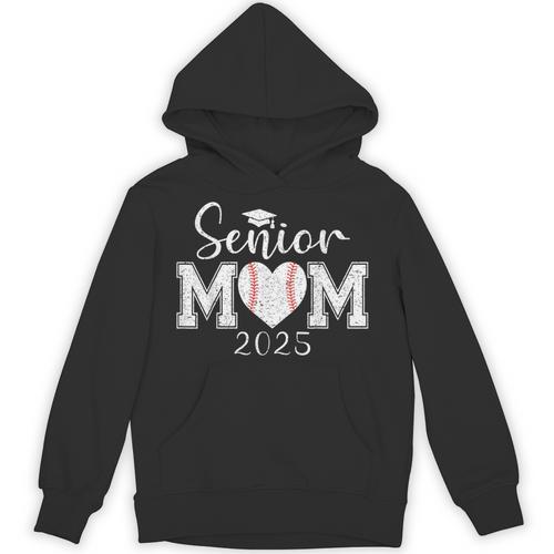 Senior Mom Baseball 2025 Class Of 2025 Graduation Unisex Hoodie - Best Gift Smart