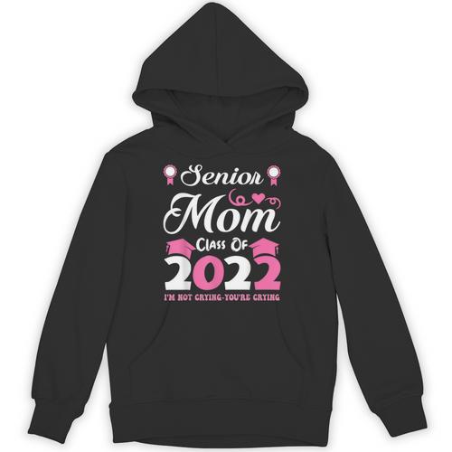Senior Mom Of A Class Of 2022 Heart School Graduation Unisex Hoodie - Best Gift Smart