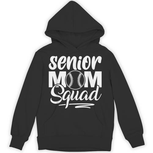 Senior Mom Squad Baseball Class Of 2023 Graduation Unisex Hoodie - Best Gift Smart