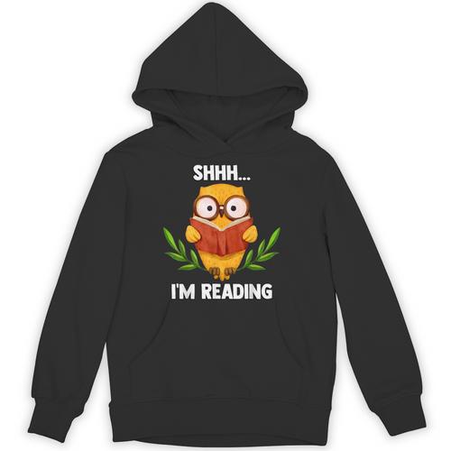 Shhh I'm Reading World Book Day Costume 2026 Kids Unisex Hoodie - Bookorys AU
