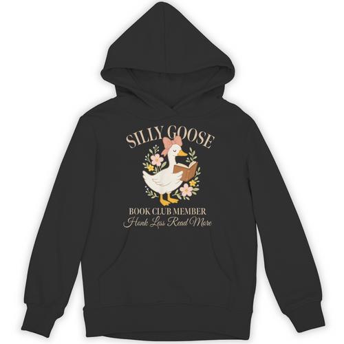 Silly Goose Book Club Member Reading Lover Unisex Hoodie - Bookorys