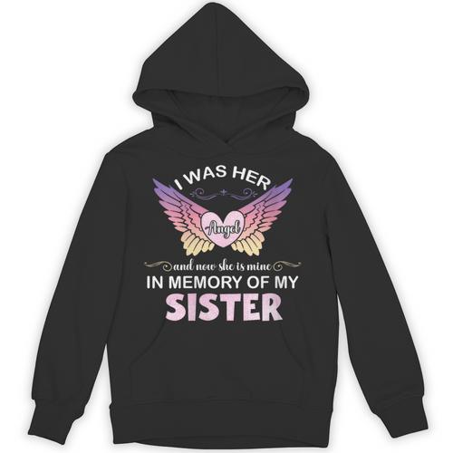 Sister Angel In My Memory Cute Family Remembrance Match Unisex Hoodie - Easessy