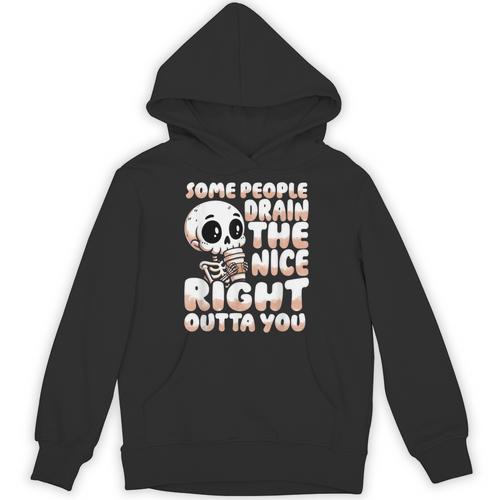 Skeleton Coffee Lover Introvert Unisex Hoodie - Raresse