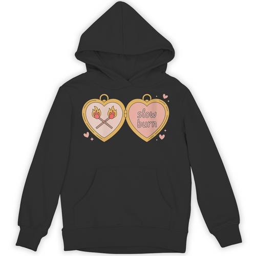 Slow Burn Romance Book Lover Tee Unisex Hoodie - Bookorys