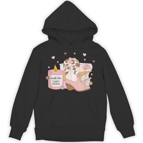 Smells Like Cowboy Romance Book Lover Unisex Hoodie - Bookorys UK