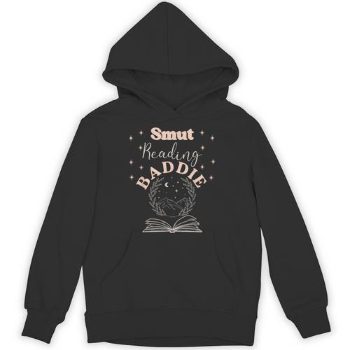 Smut Reading Baddie Smutty Book Lover Merch Women Romance Unisex Hoodie - Bookorys DE