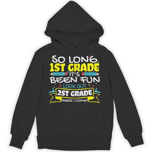 So Long 1st Grade 2nd Grade Here I Come School Graduation Unisex Hoodie - Best Gift Smart