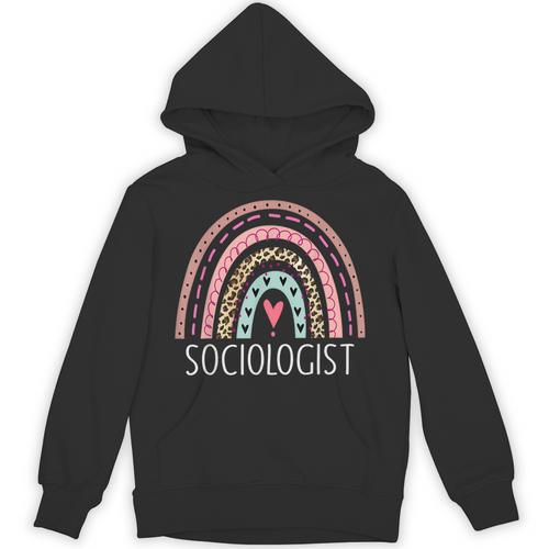 Sociologist Sociology Teacher Graduation Rainbow Unisex Hoodie - Best Gift Smart