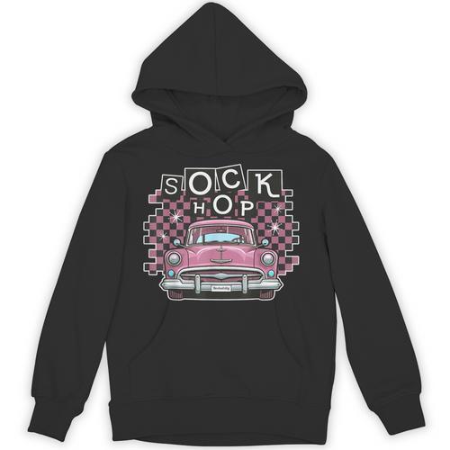 Sock Hop 50s Classic Car Nostalgia 1950s Greaser Unisex Hoodie - Figerry