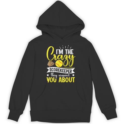 Softball Scorekeeper For a Score Book Keeper Unisex Hoodie - Bookorys