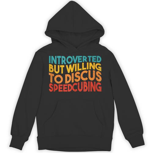 Speedcuber Introvert Cube Solver Speedsolving Speedcubing Unisex Hoodie - Raresse