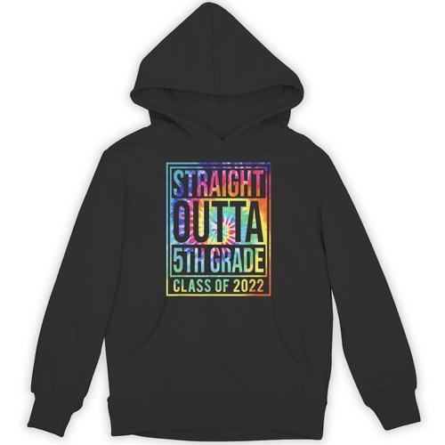 Straight Outta 5th Grade Class Of 2022 School Graduation Unisex Hoodie - Best Gift Smart