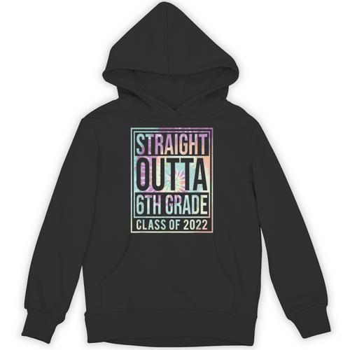 Straight Outta 6th Grade Class Of 2022 School Graduation Unisex Hoodie - Best Gift Smart