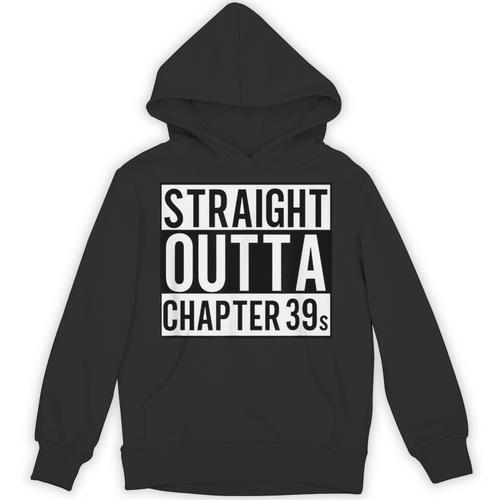 Straight Outta Chapter 39 Cute Book Lover Reader Unisex Hoodie - Bookorys