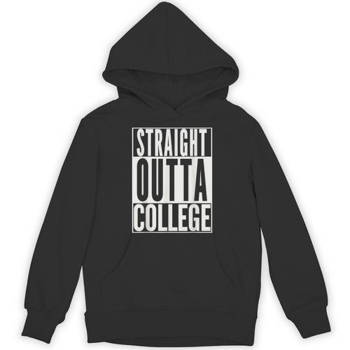 STRAIGHT OUTTA COLLEGE Graduation 2019 Her Him Women Unisex Hoodie - Best Gift Smart