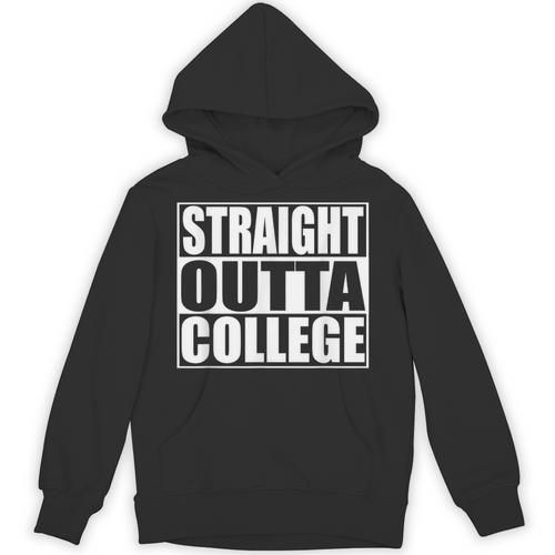Straight Outta College Shirt College Graduation Shirt Unisex Hoodie - Best Gift Smart