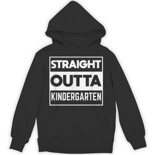 Straight Outta Kindergarten Shirts Graduation Unisex Hoodie - Best Gift Smart