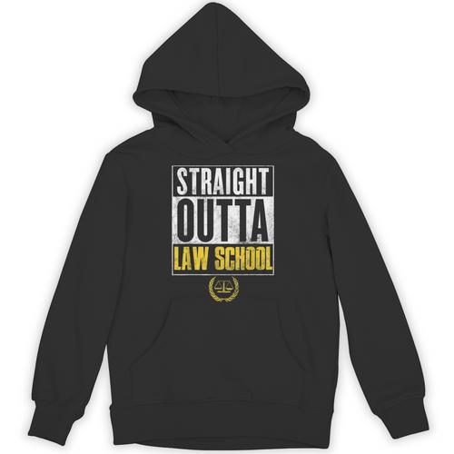 Straight Outta Law School Graduation Tshirt Law School Unisex Hoodie - Best Gift Smart