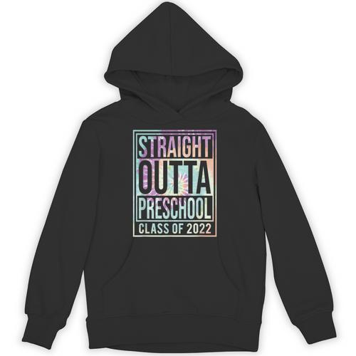 Straight Outta Preschool Class Of 2022 School Graduation Unisex Hoodie - Best Gift Smart