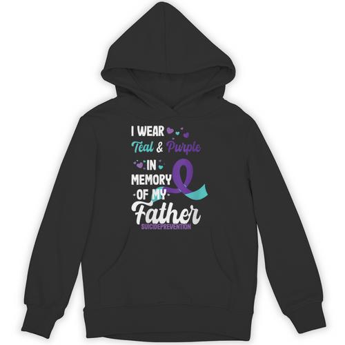 Suicide Prevention Awareness In Memory Of Father Unisex Hoodie - Easessy