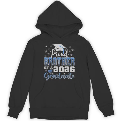Super Proud Brother Of 2026 Graduate Graduation Family Unisex Hoodie - Best Gift Smart