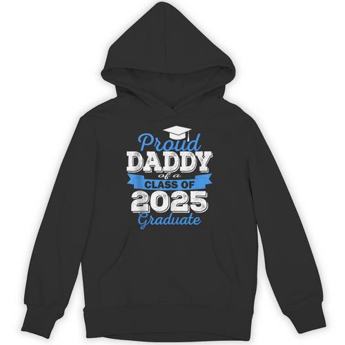 Super Proud Daddy Of 2025 Graduate Senior Graduation Family Unisex Hoodie - Best Gift Smart