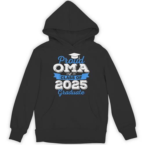 Super Proud OMA Of 2025 Graduate Senior Graduation Family Unisex Hoodie - Best Gift Smart