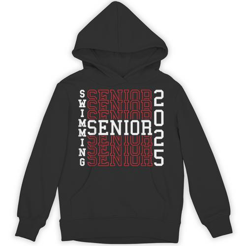 Swimming Senior Night Swimming Senior 2025 Graduation 40 Unisex Hoodie - Best Gift Smart