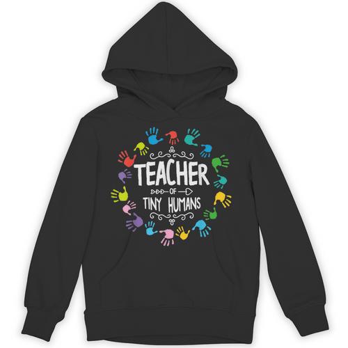Teacher Of Tiny Humans Preschool Kindergarten Graduation Unisex Hoodie - Best Gift Smart
