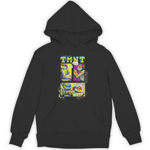 Teenage Mutant Ninja Turtles Retro Neon Comic Book Panels Unisex Hoodie - Bookorys UK
