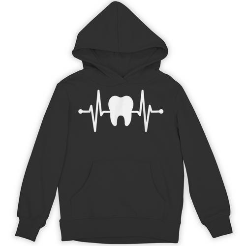 Tooth Heartbeat Dentist Graduation Party Dental Heartbeat Unisex Hoodie - Best Gift Smart