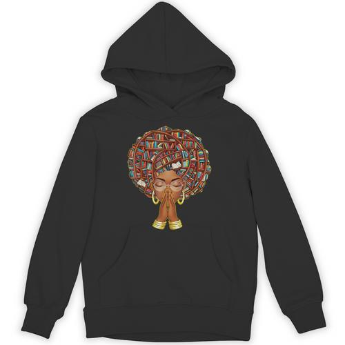 History Month Afro Book Lover Women Girls Librarian Unisex Hoodie - Bookorys DE