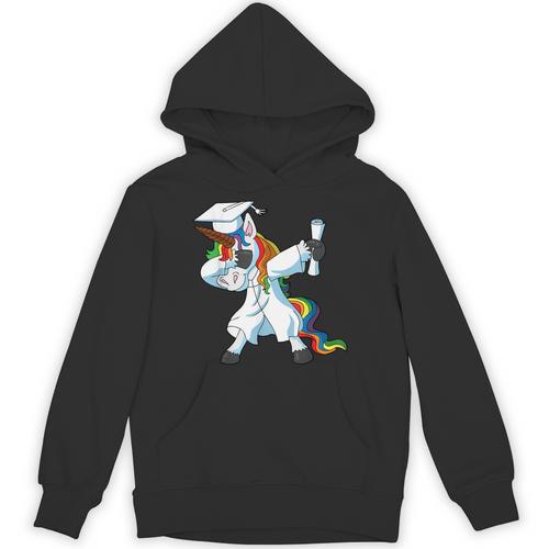 Unicorn Student Graduation 2022 Boys Girls Teenagers Teen Unisex Hoodie - Best Gift Smart
