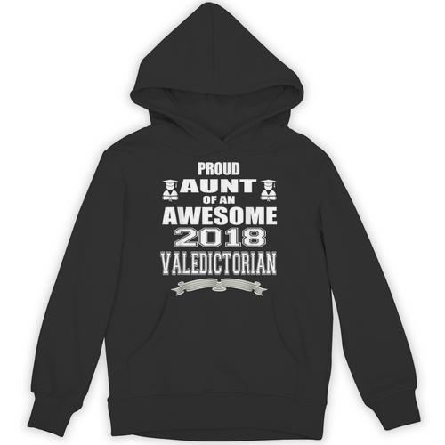 Valedictorian Scholar Aunt T Shirt Graduation Speech Unisex Hoodie - Best Gift Smart