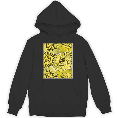 Varsity-Gold Yellow Comic Book University Varsity-Gold Unisex Hoodie - Bookorys