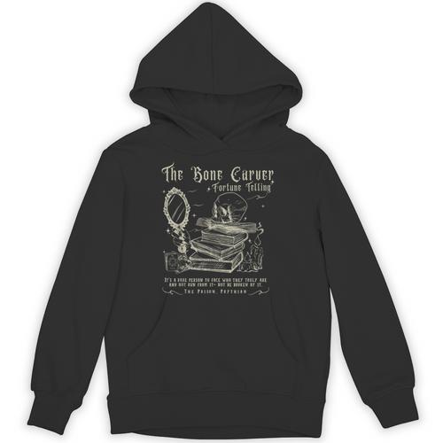 Vintage The Bone Carver Death God Tour Skeleton Spicy Books Unisex Hoodie - Bookorys UK